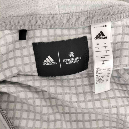 アディダス adidas コンビネーション ジップアップパーカー メンズ  2XO